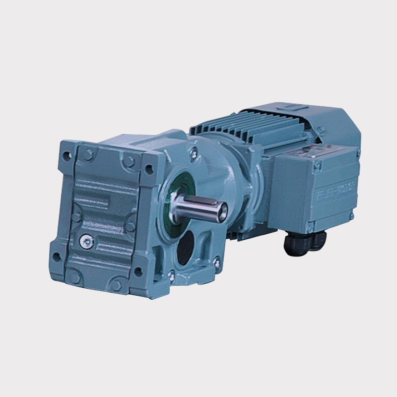 T Series Helical Bevel Speed ​​Speed ​​Gear محرك مع الفرامل
